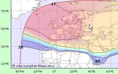 Express AM1 wide europe beam